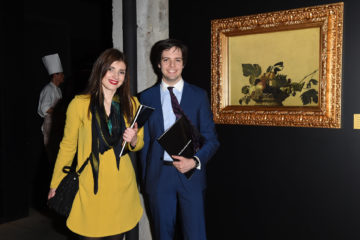 MILAN, ITALY - APRIL 11:  Guests attend Save The Artistic Heritage - Vernissage Cocktail on April 11, 2018 in Milan, Italy.  (Photo by Stefania M. D'Alessandro/Getty Images for Cinello)
