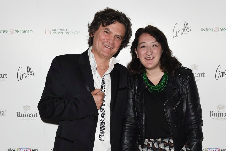 MILAN, ITALY - APRIL 11:  Mario Cristiani and Chandice Yang attend Save The Artistic Heritage - Vernissage Cocktail on April 11, 2018 in Milan, Italy.  (Photo by Stefania M. D'Alessandro/Getty Images for Cinello) *** Local Caption *** Mario Cristiani;Chandice Yang