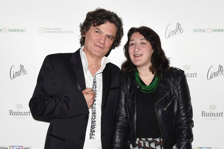 MILAN, ITALY - APRIL 11:  Mario Cristiani and Chandice Yang attend Save The Artistic Heritage - Vernissage Cocktail on April 11, 2018 in Milan, Italy.  (Photo by Stefania M. D'Alessandro/Getty Images for Cinello) *** Local Caption *** Mario Cristiani;Chandice Yang